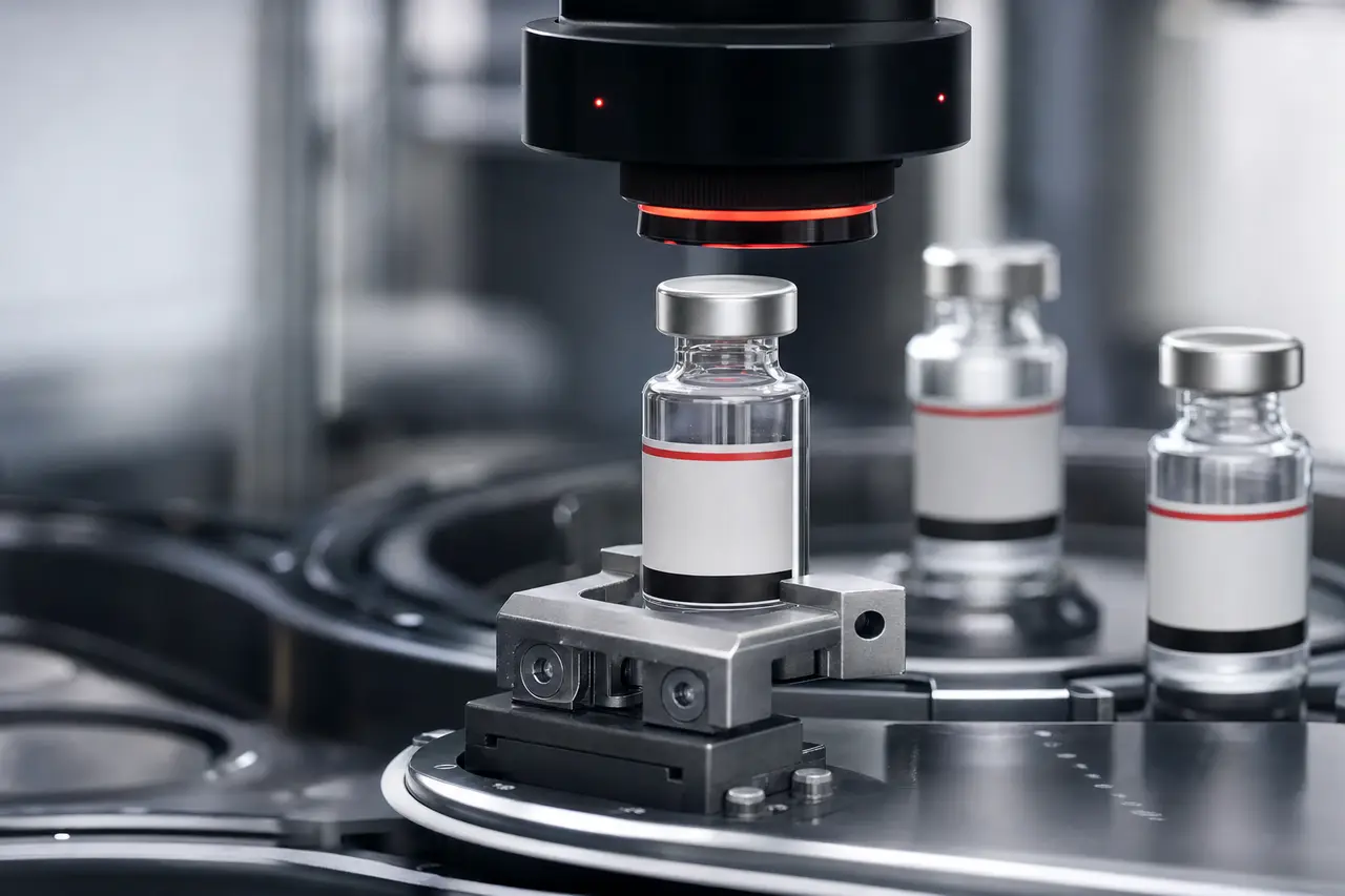 Contrôle qualité automatisé d’une fiole France-Suisse Biopharma